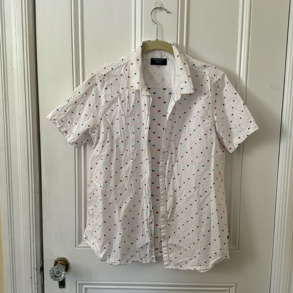 Saint James short sleeve shirt size 8
